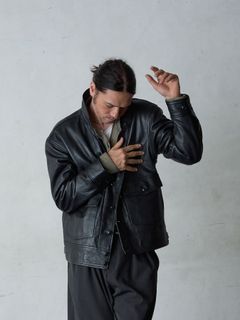 《予約品》 CHICCOSS / 革ジャン / ブラック