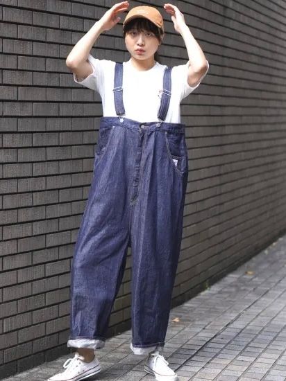 デニムビックオーバーオール made in Japan