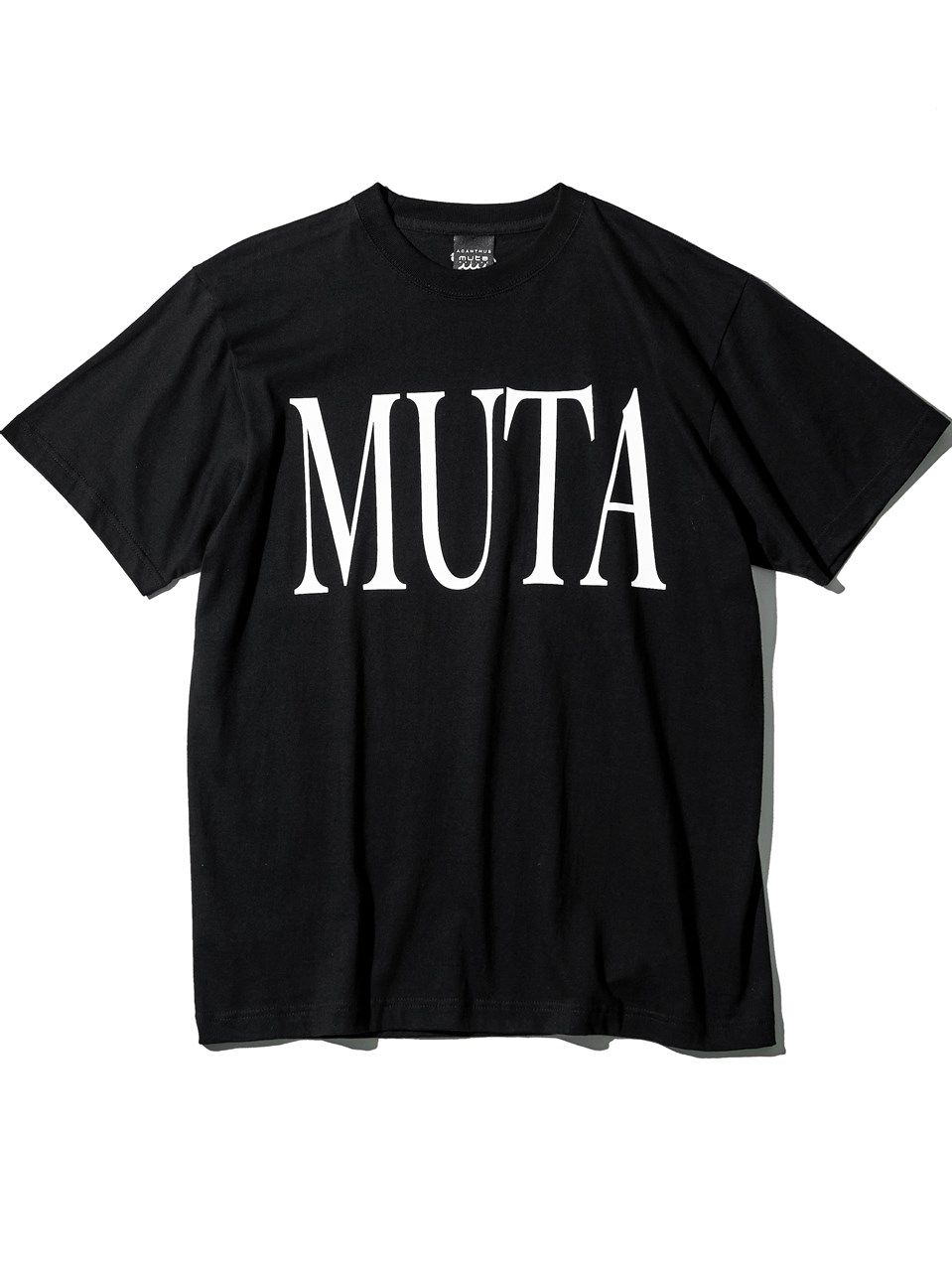 muta BIG Logo Tee / Tシャツ / ブラック Wネーム 【Acanthus×muta】
