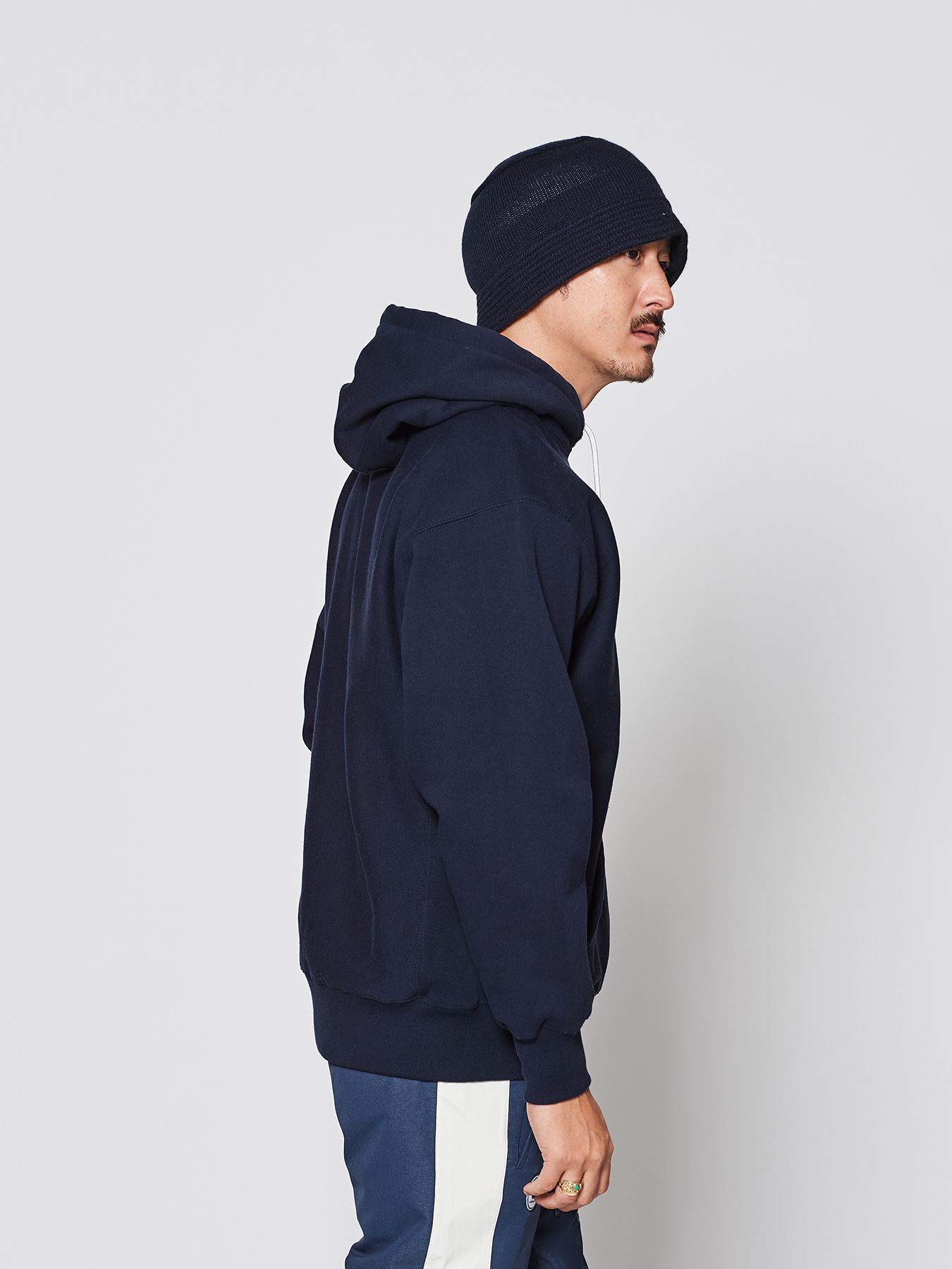【予約品 】muta sweet muta Hooded Sweatshirts / スウェットパーカー / ネイビー【Acanthus × muta MARINE】