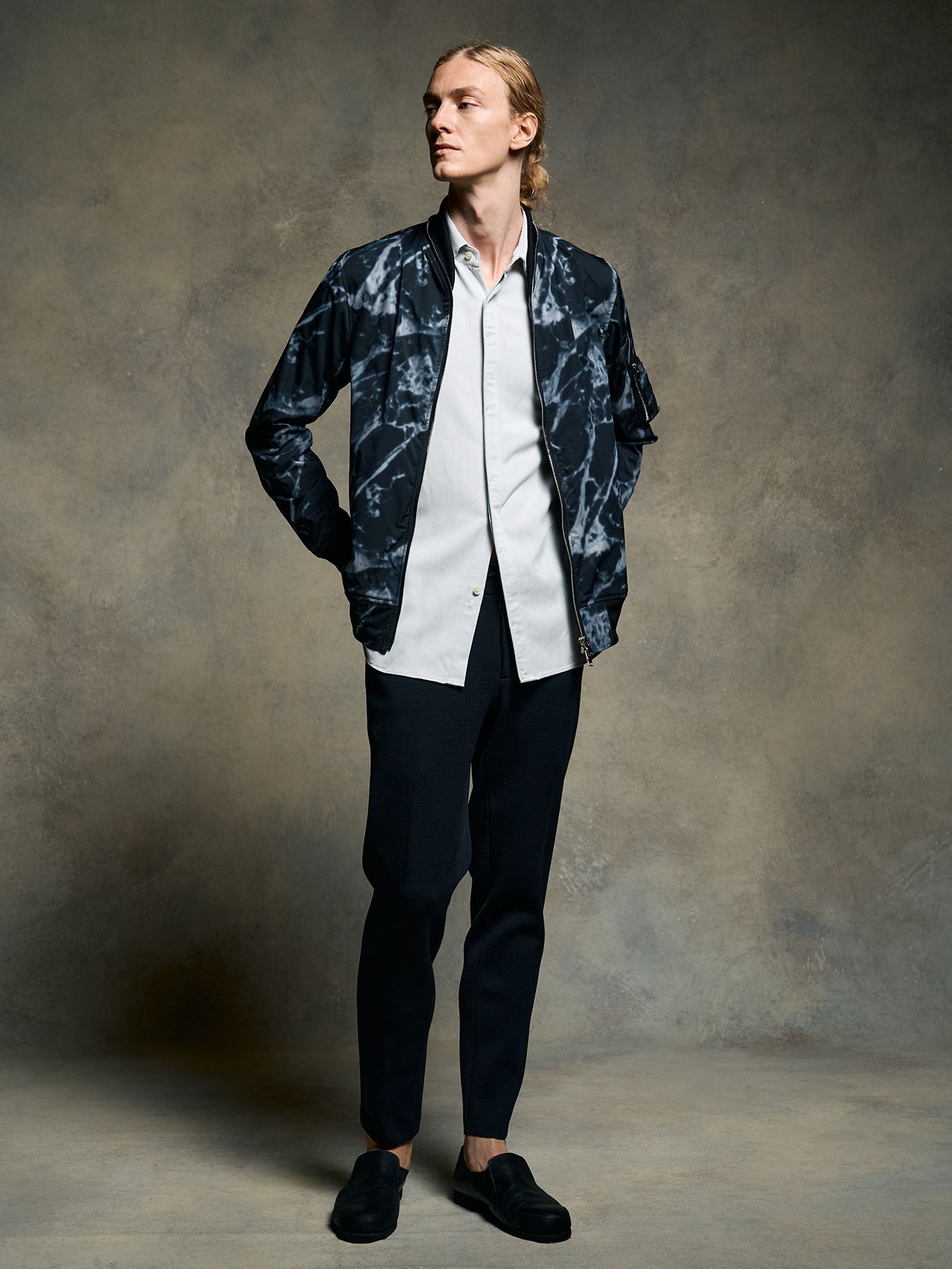 【予約品 9月23日(火) 締切】combination slip-on shoes / コンビネーション スリッポンシューズ / ブラック
