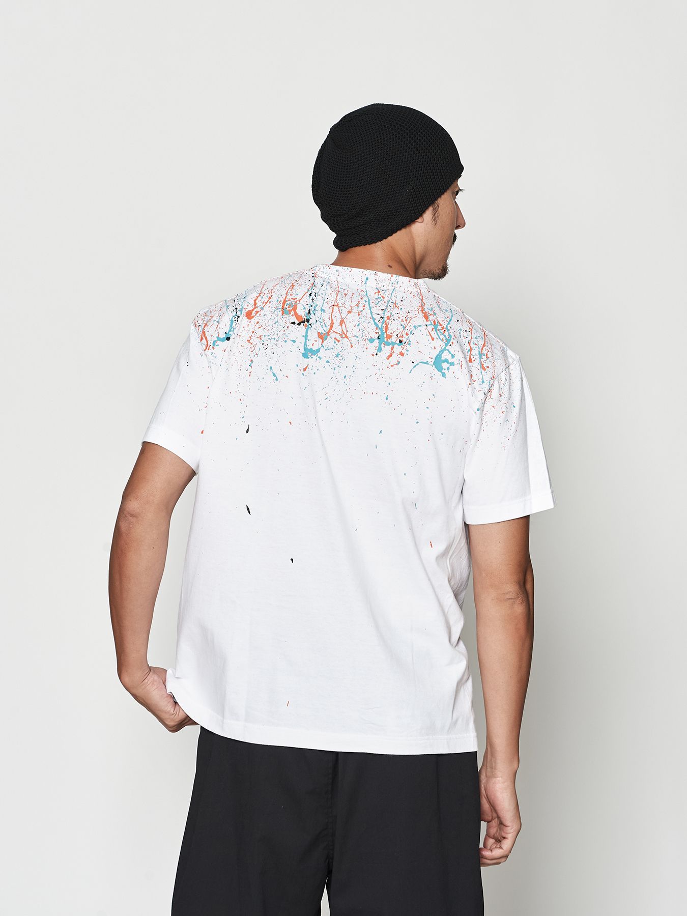 【予約品 10月9日(木) 締切】muta Splash Marine Logo Tee / Tシャツ / ホワイト【Acanthus × muta MARINE】
