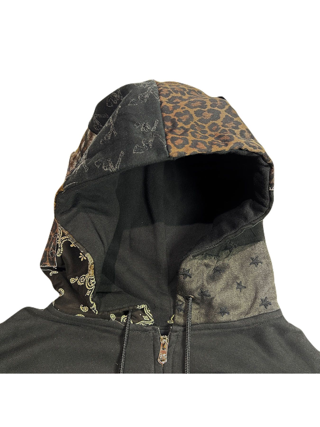 【予約品 8月10日(日) 締切 】PATCH WORK HOODIE / パッチワーク フーディー / ブラック