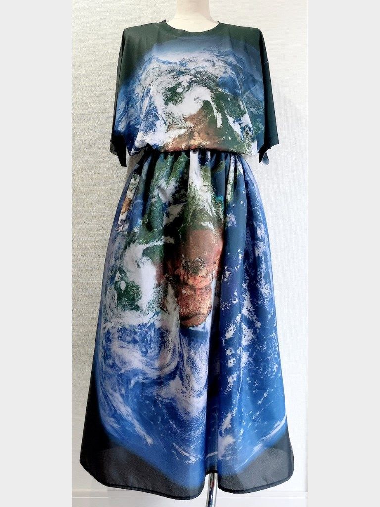 《予約・受注品》 EARTH アース（地球）ドライTシャツ 【tenbo】 納期1~2週間大人S~XL キッズ120～160 サイズ