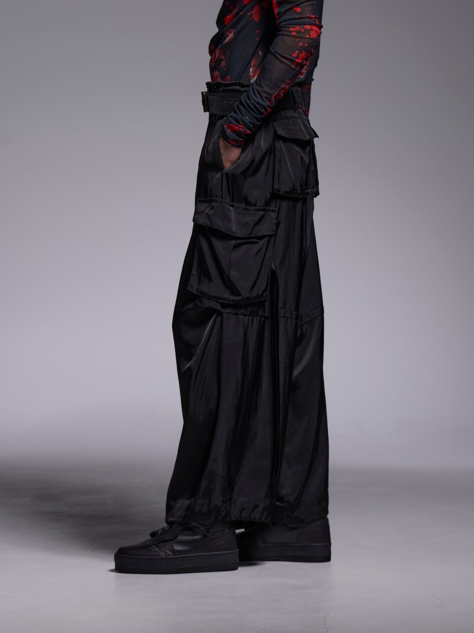 【予約品 1月4日(日) 締切】Cargo Pants / カーゴパンツ / ブラック