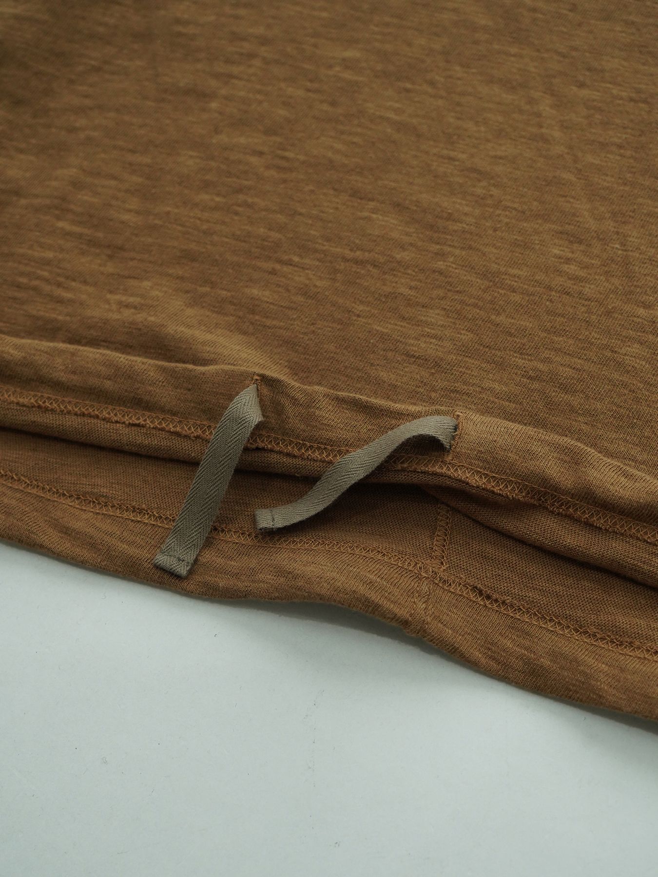 【予約品 2月1日(日) 締切】KITE V-NECK / Vネック ニットT / キャメル