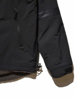 リバーシブルECOPEL FUR REV BZ CR エコファーブルゾン / BROWN ×BLACK【roarguns】