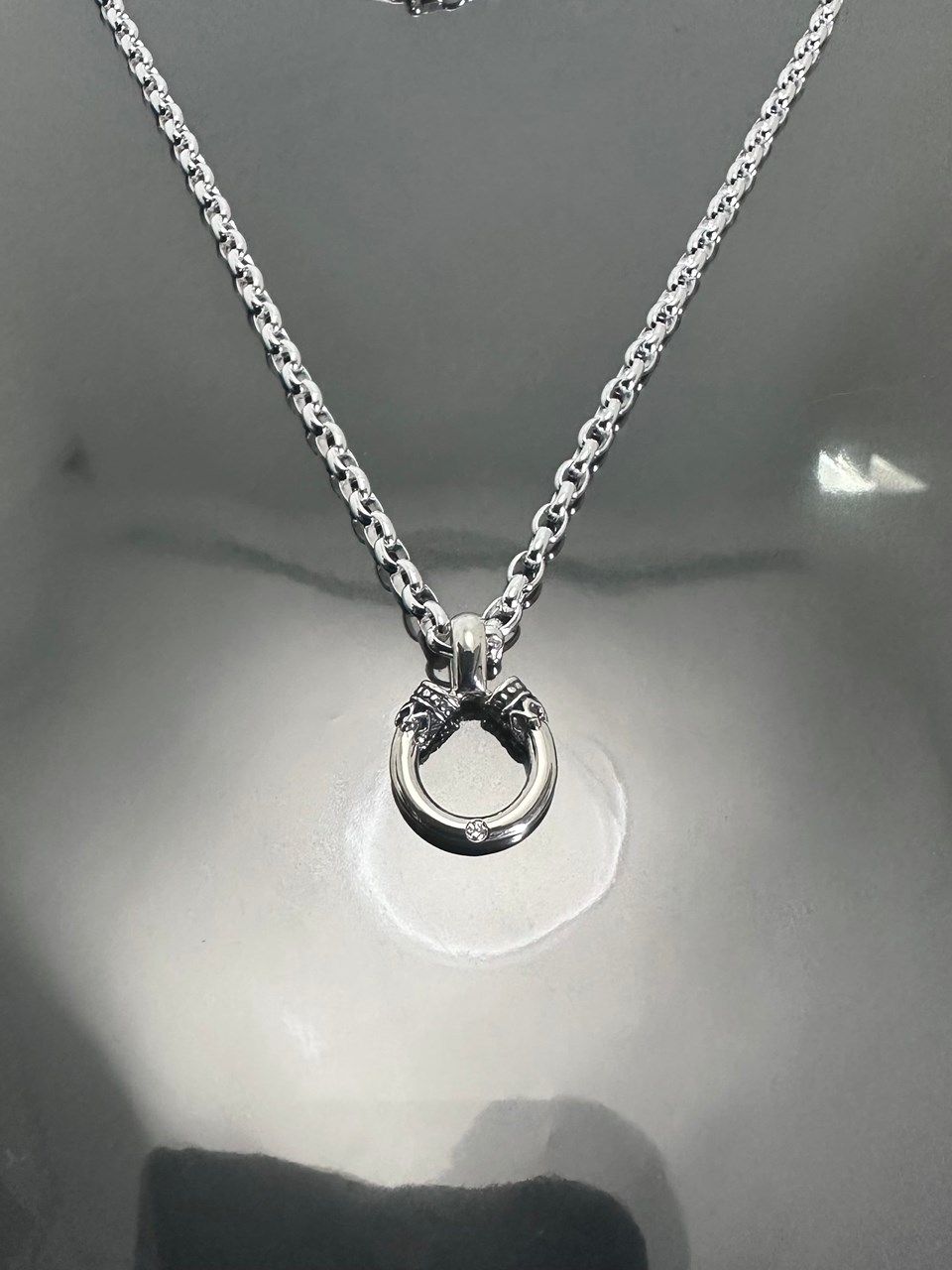 《受注生産》 CROWN HORSESHOE w/ DIAMOND NECKLACE / クラウンホースシューダイヤモンドネックレス 【注文から2～3週間後入荷予定】