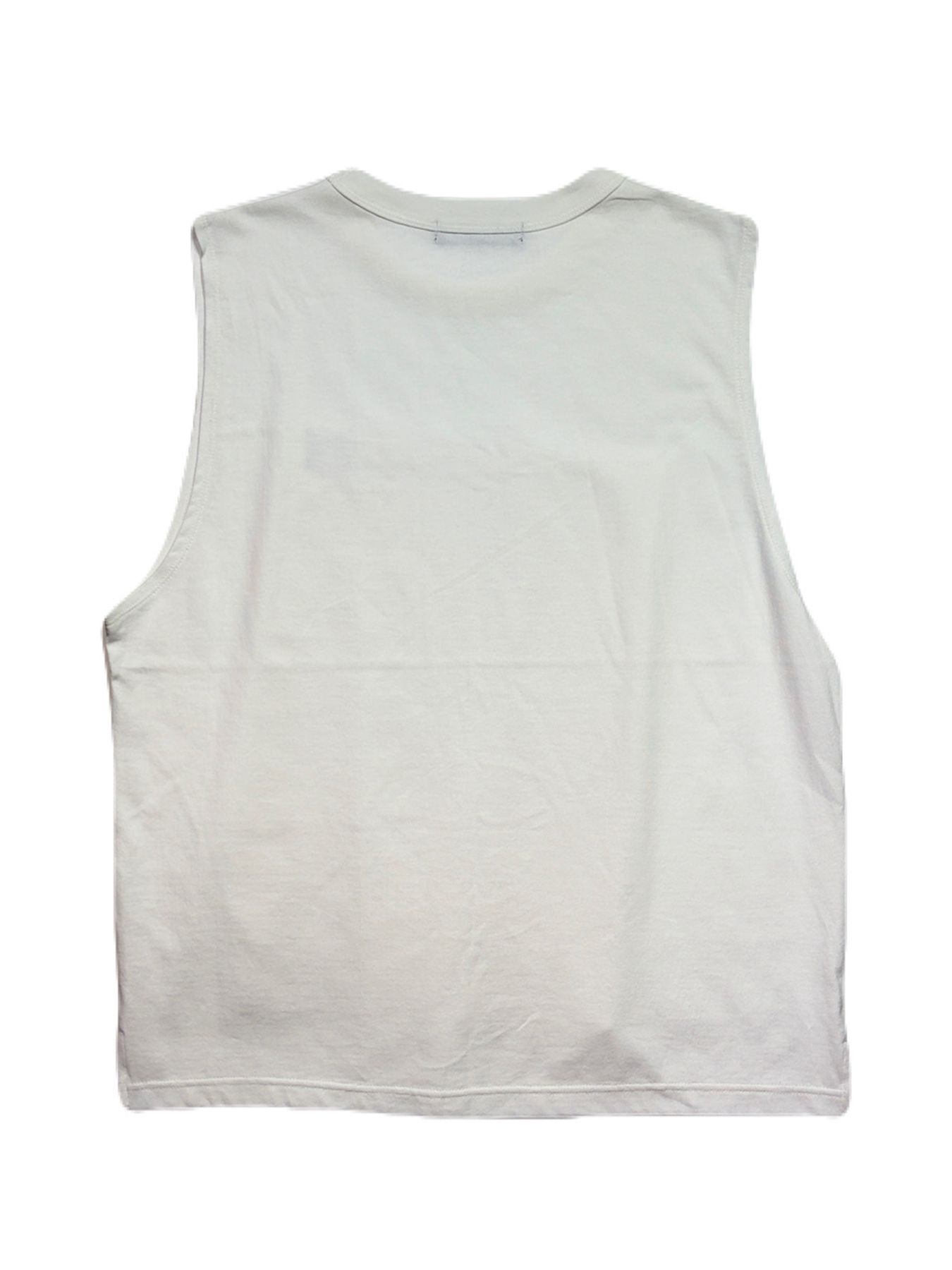 【予約品 8月23日(日) 締切】SLEEVELES TEE CRY / クリスタル / ホワイト