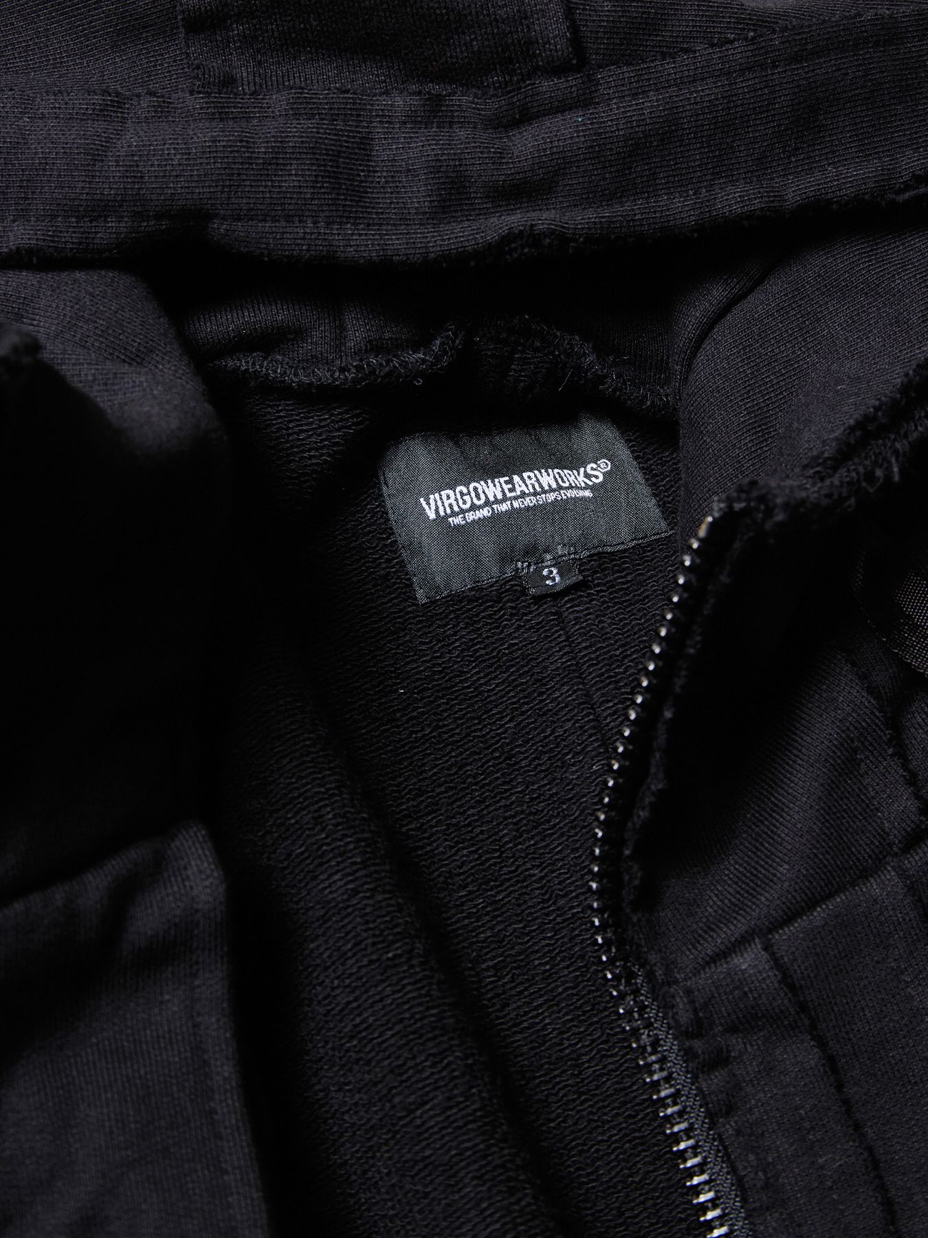 FRAGFORM ZIP HOODIE / ジップフーディー / BLACK