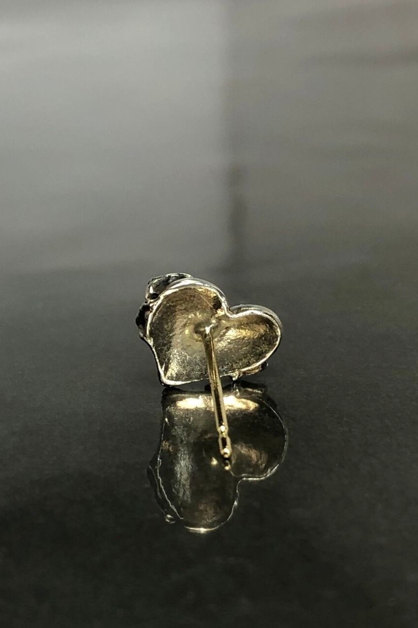 《受注生産》 HEART STUD ピアス 【GOD SIZE】 注文から1~2週間後入荷予定