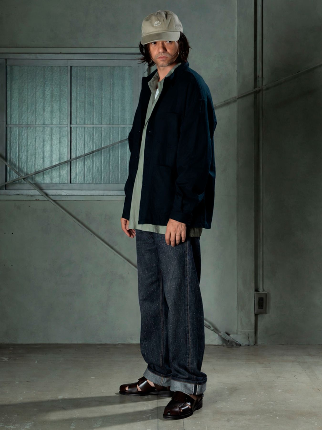 【予約品 11月9日(月) 締切】TRADITIONALDENIM / トラディショナルデニム / インディゴ×金茶ステッチ