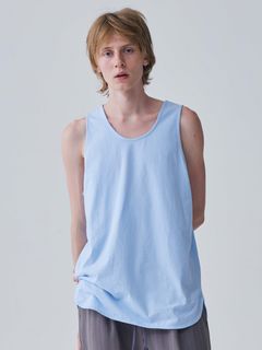 《予約品.先着限り》 LAYERED LONG T/T  / タンクトップ / ブルー 【Iroquois.イロコイ】 2024年3月中旬~入荷予定