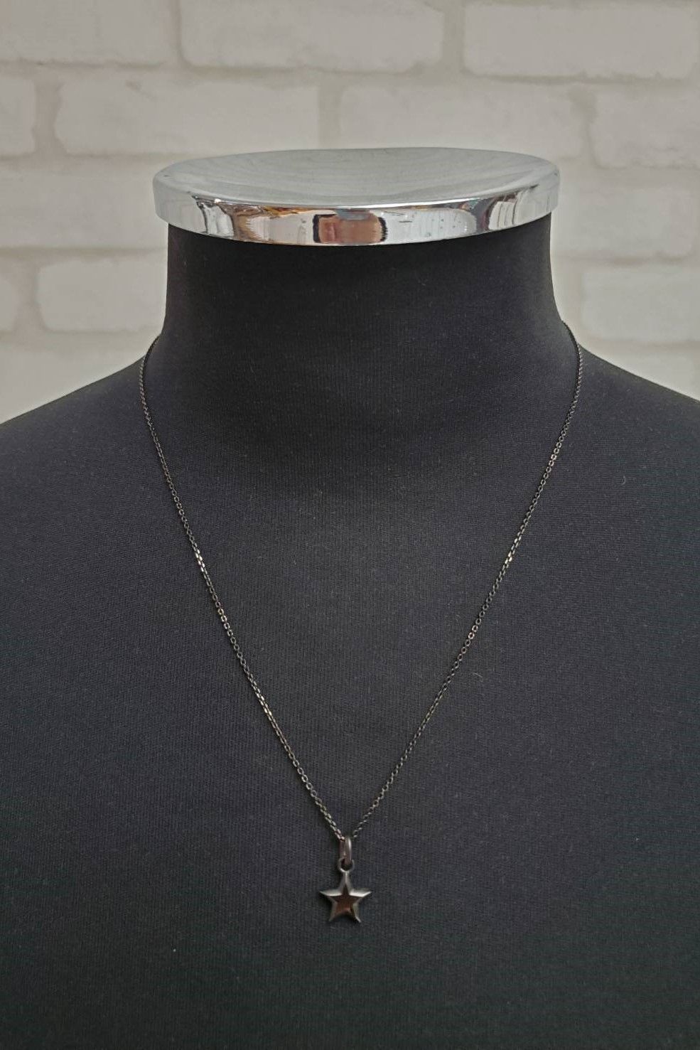 STAR CHARM PENDANT / SV925.BK
