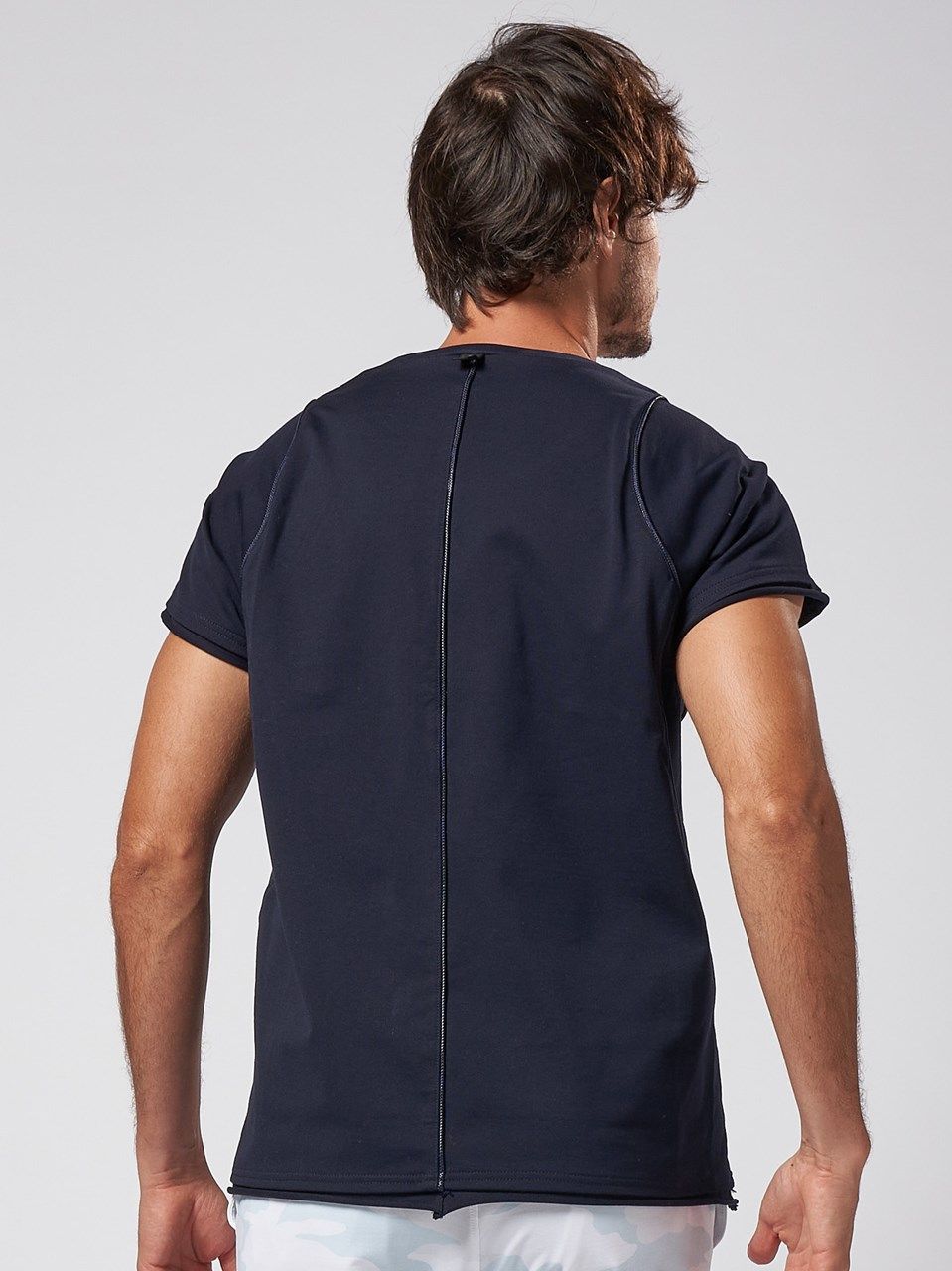 《予約品》 piping cut&sewn / Tシャツ / ネイビー