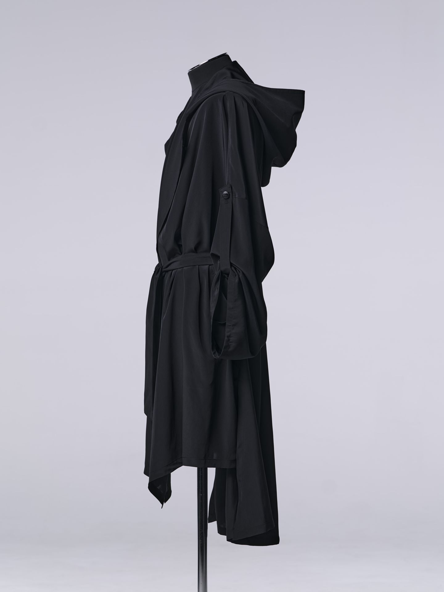 《予約品5月20日締》 HAORI / ハオリ / ブラック バックプリント