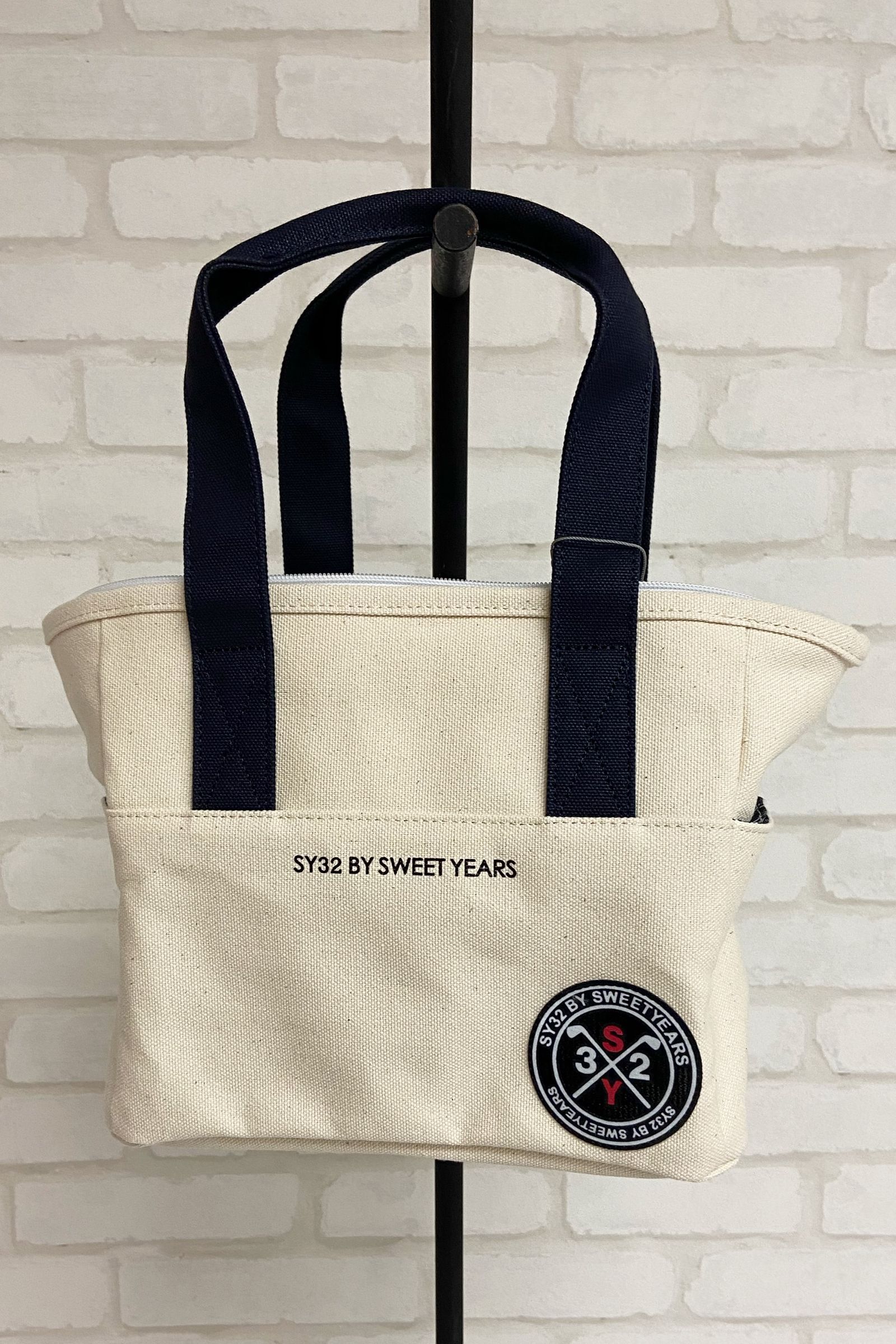 SY32 by SWEET YEARS - CANVAS TOTO BAG (SMALL) / NAVY 【SY32 by 