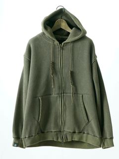 【予約品 6月2日(月) AM10時 締切】WAFLEX / ZIPパーカー / オリーブドラブ
