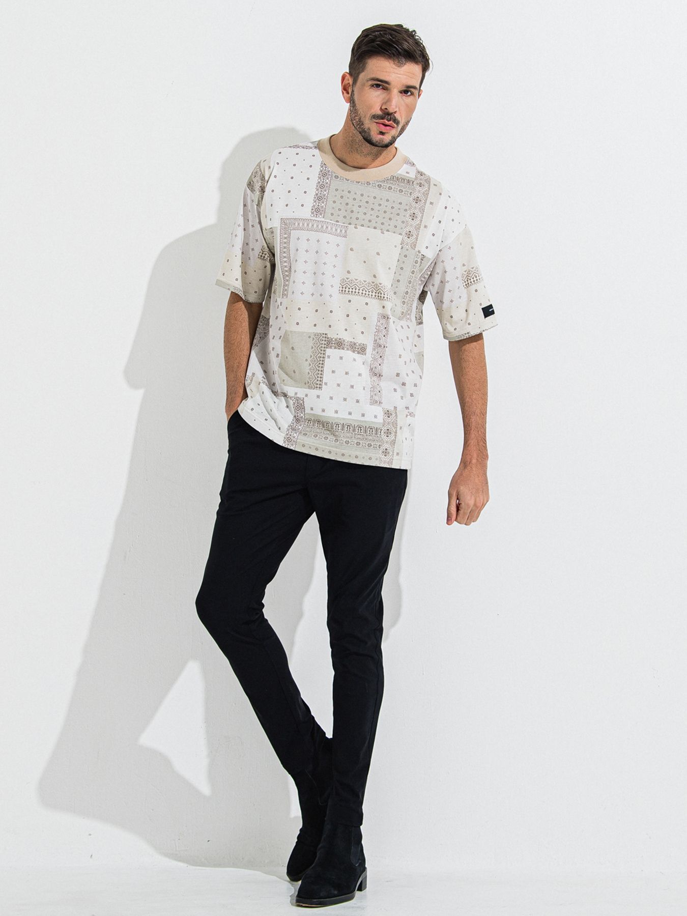 【予約品 】CHRIS EASY TUCK PANTS / クリスイージータックパンツ / ブラック