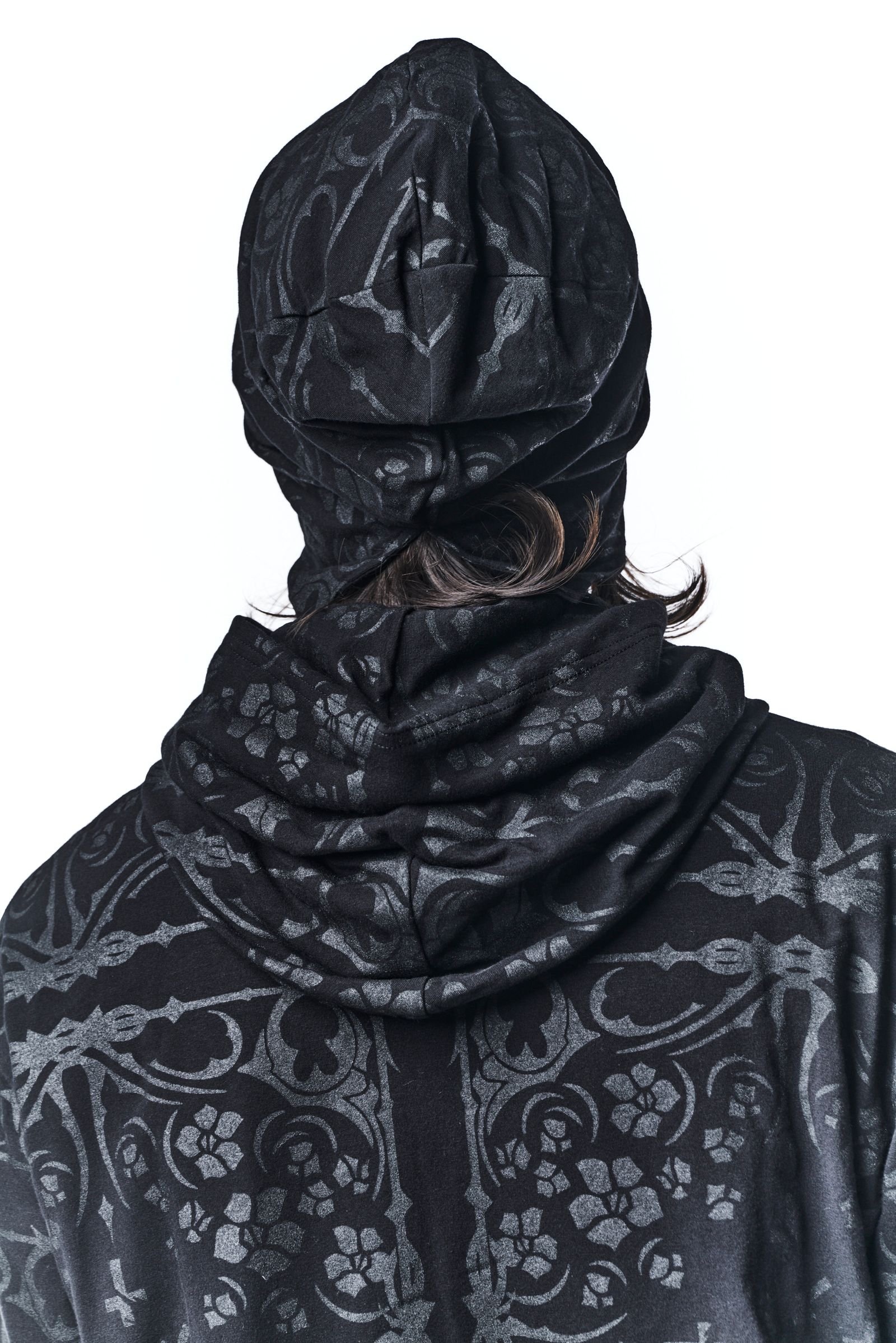Cap ニットキャップ BANDANA BEATENJIKU / Black×Black 【kiryuyrik】