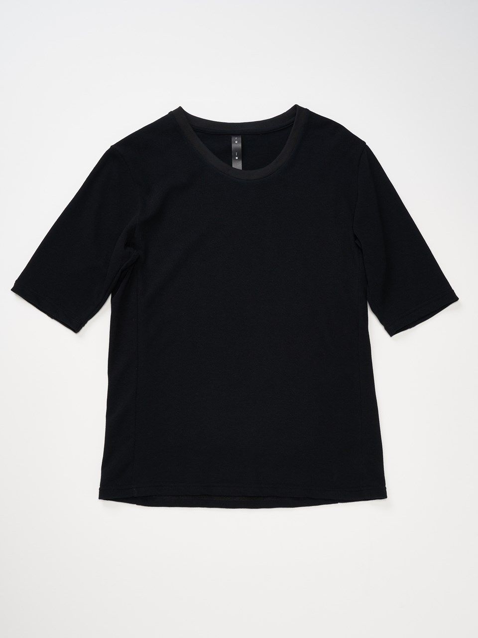wjk - half sleeve KANOKO 鹿の子cut&sewn / Tシャツ / ブラック