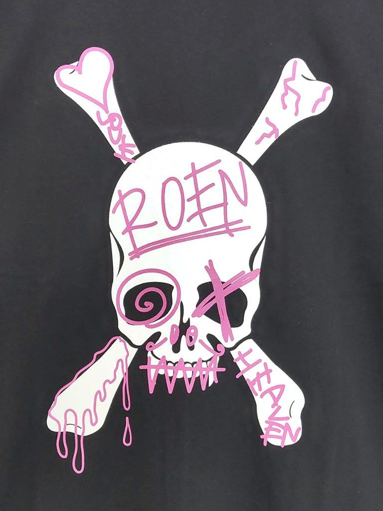 COLOR GRAPHIC T / 長袖Tシャツ / ブラック 【Roen】