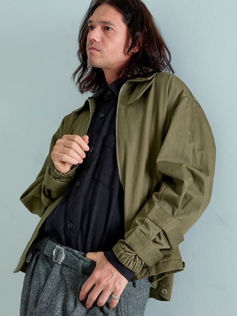 【予約品 6月2日(月) AM10時 締切】Drawmili / スイングトップジャケット / ベージュ