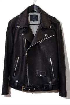 《2/9(水)締切 予約品》 カーフベルデッドダブルライダースJKT / BLACK 【ys Yuji SUGENO】