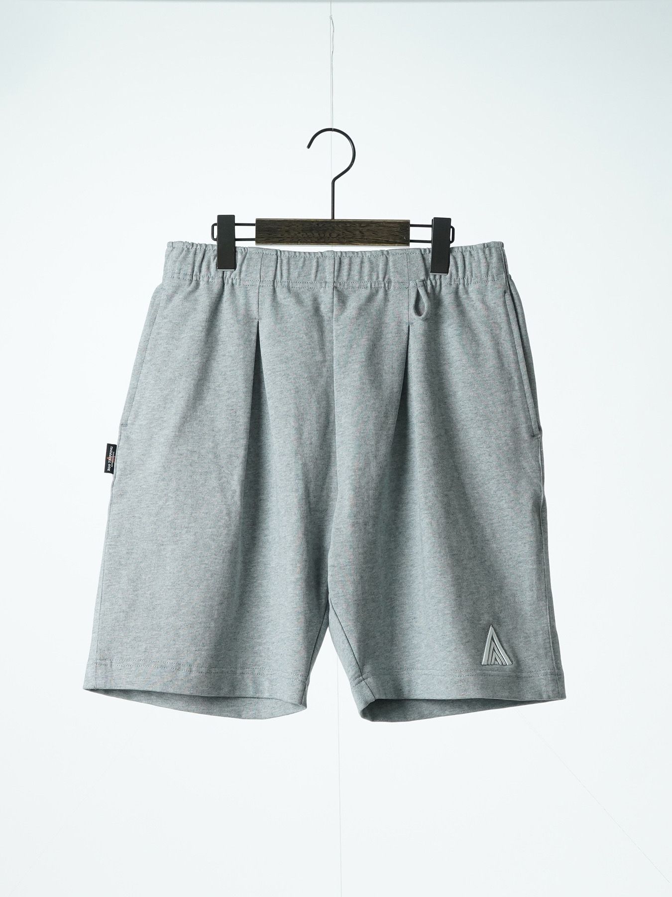 【予約品 2月1日(日) 締切】HEAVYJERSEY SHORTS spiky / イージーショーツ / 杢グレー×ホワイト