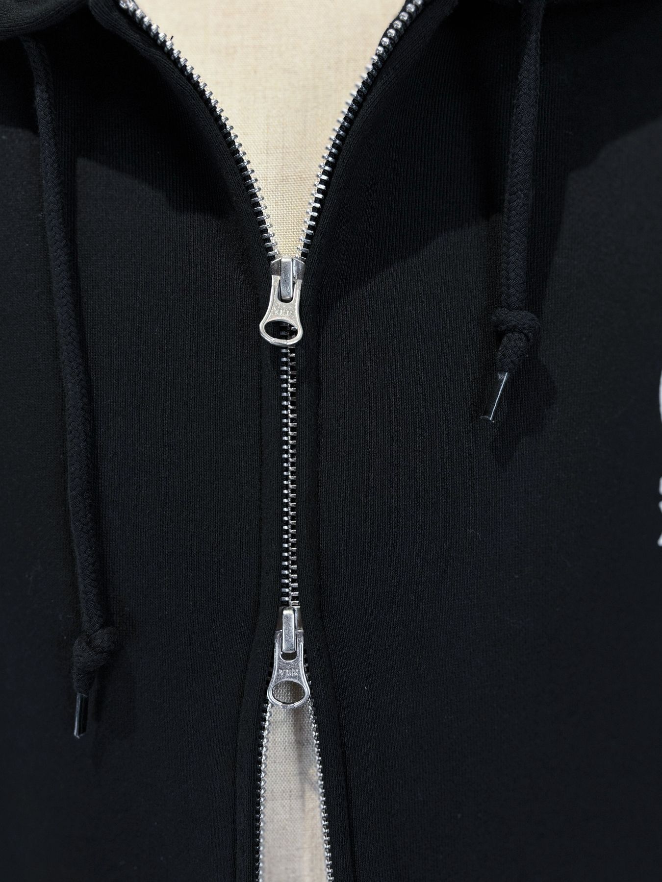 GODSIZE CLOCK RELAXED FIT ZIP HOODIE / ブラック