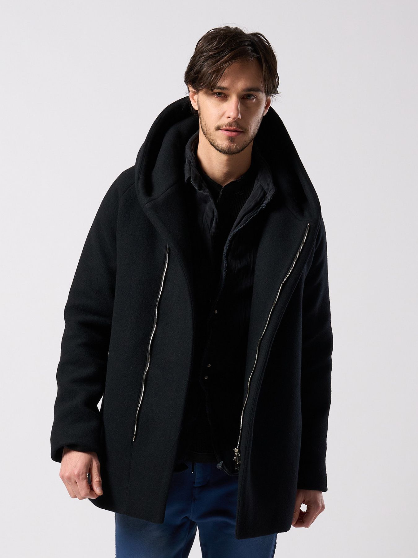 【予約品 4月19日(日) 18時締切】zip witch coat / ジップ ウィッチコート / ブラック