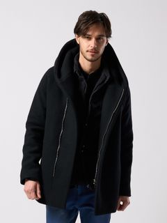 【予約品 4月19日(日) 18時締切】zip witch coat / ジップ ウィッチコート / ブラック