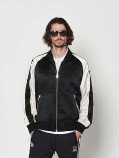 【予約品 10月9日(木) 締切】muta Souvenir Jacket / リバーシブル スーヴェニアジャケット / ブラック【Acanthus × muta MARINE】