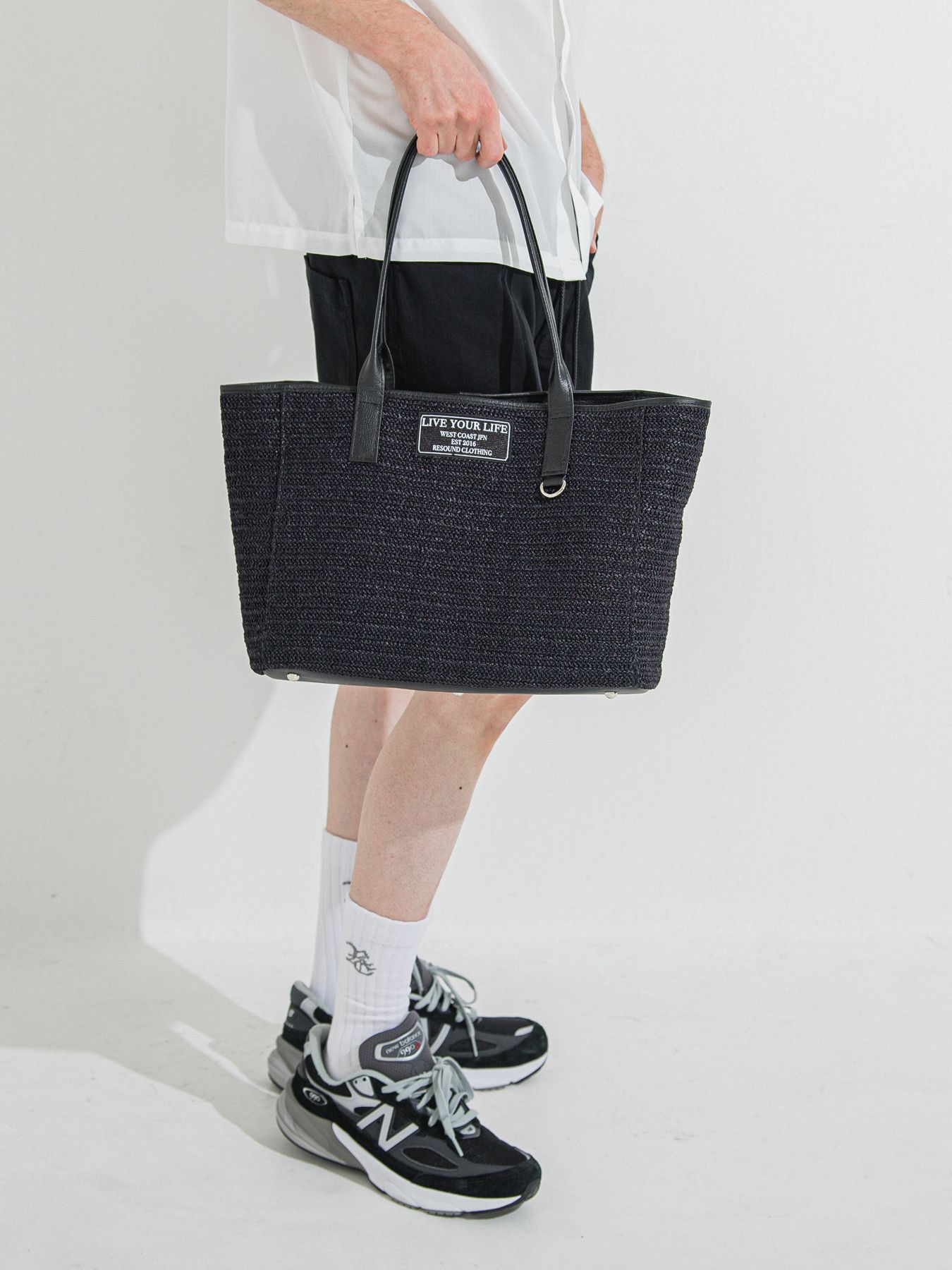 【予約品 】MESH TOTE BAG / メッシュトートバッグ / ブラック
