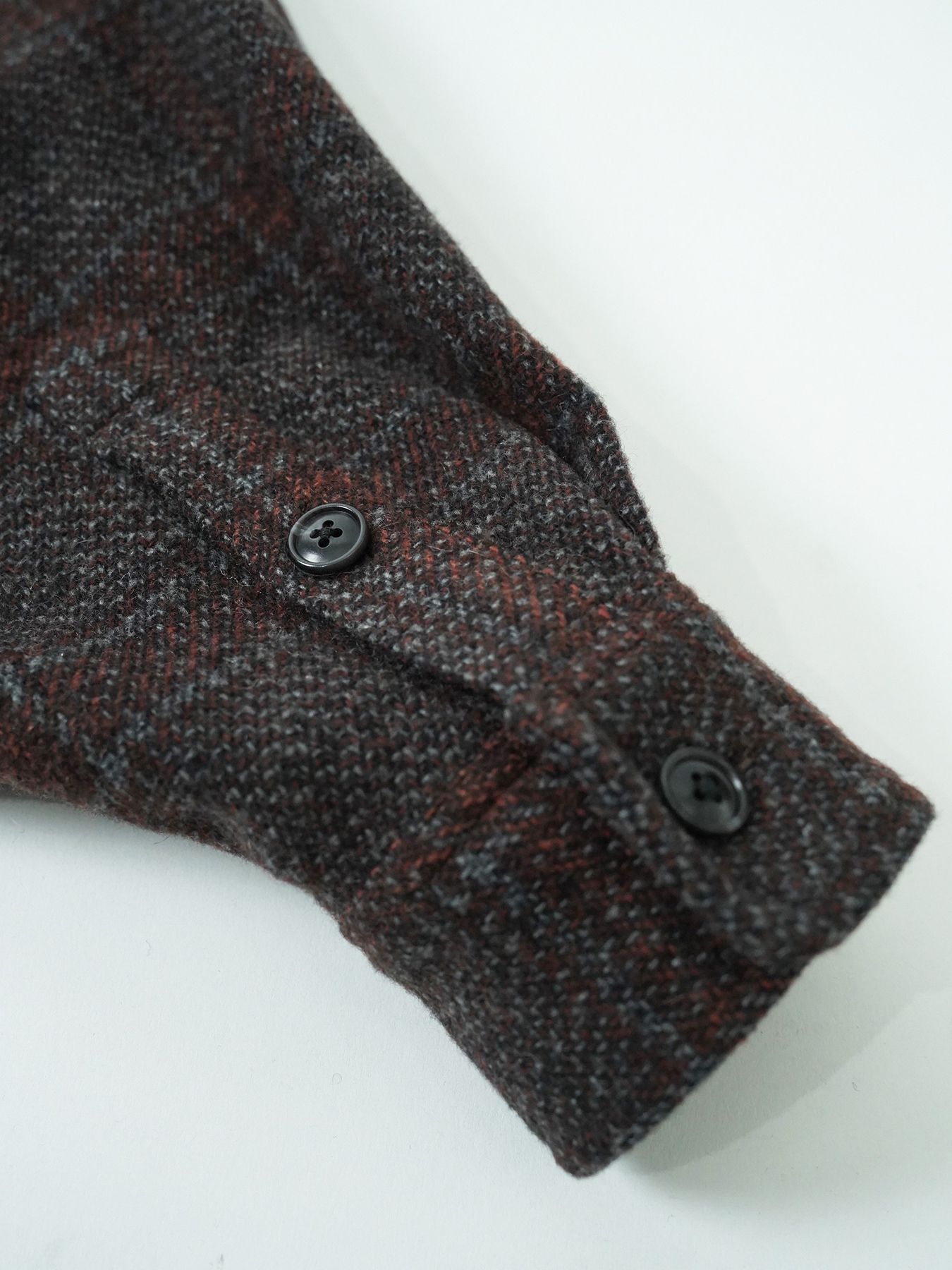 【予約品 5月6日(水) 締切】WOOLCHECK-SPORTJACKET / ヴィンテージシャツジャケット / レッド系