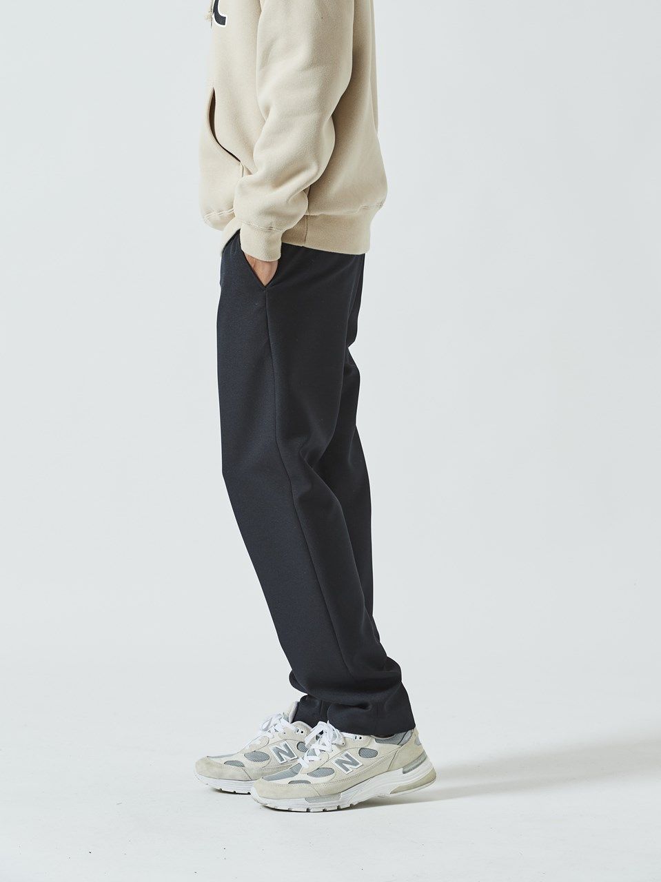 (予約品) muta Relax Fit Pant / リラックスパンツ/ ブラック 【Acanthus×muta】 10月上旬頃入荷予定