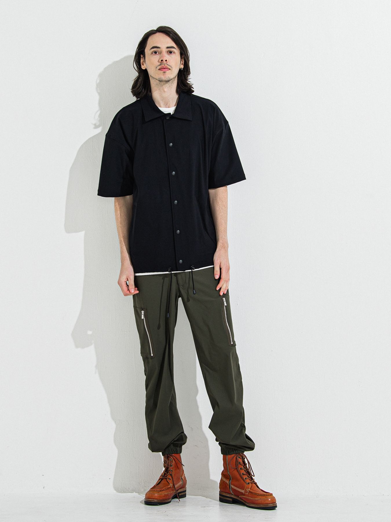 【予約品 】DAVID NYLON CARGO PANTS / デヴィッドナイロンカーゴパンツ / カーキ