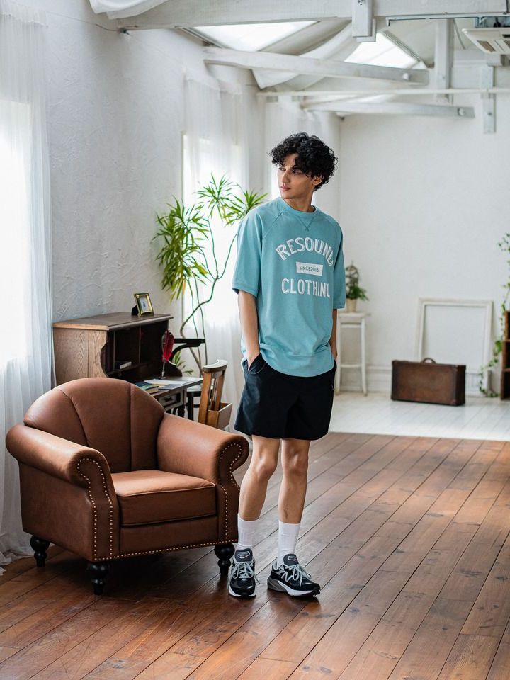 《予約品3月3日18：00締め》 PAT SHORTS / ベルト付きショーツ / ブラック