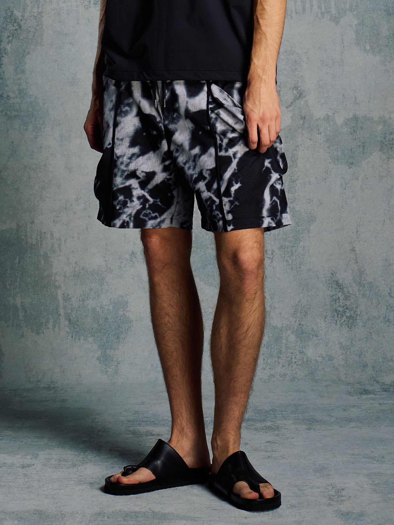 【予約品 1月25日(日) 締切】teck shorts / テックショーツ / モノプリント