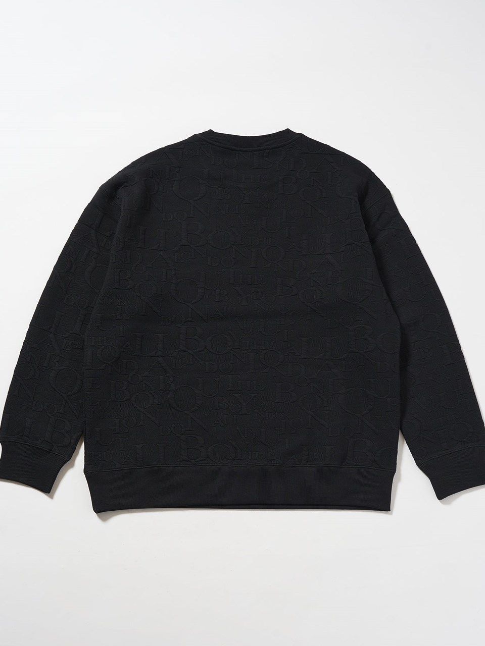 BOY Random Monogram Jacquard Knit / ニット / ブラック