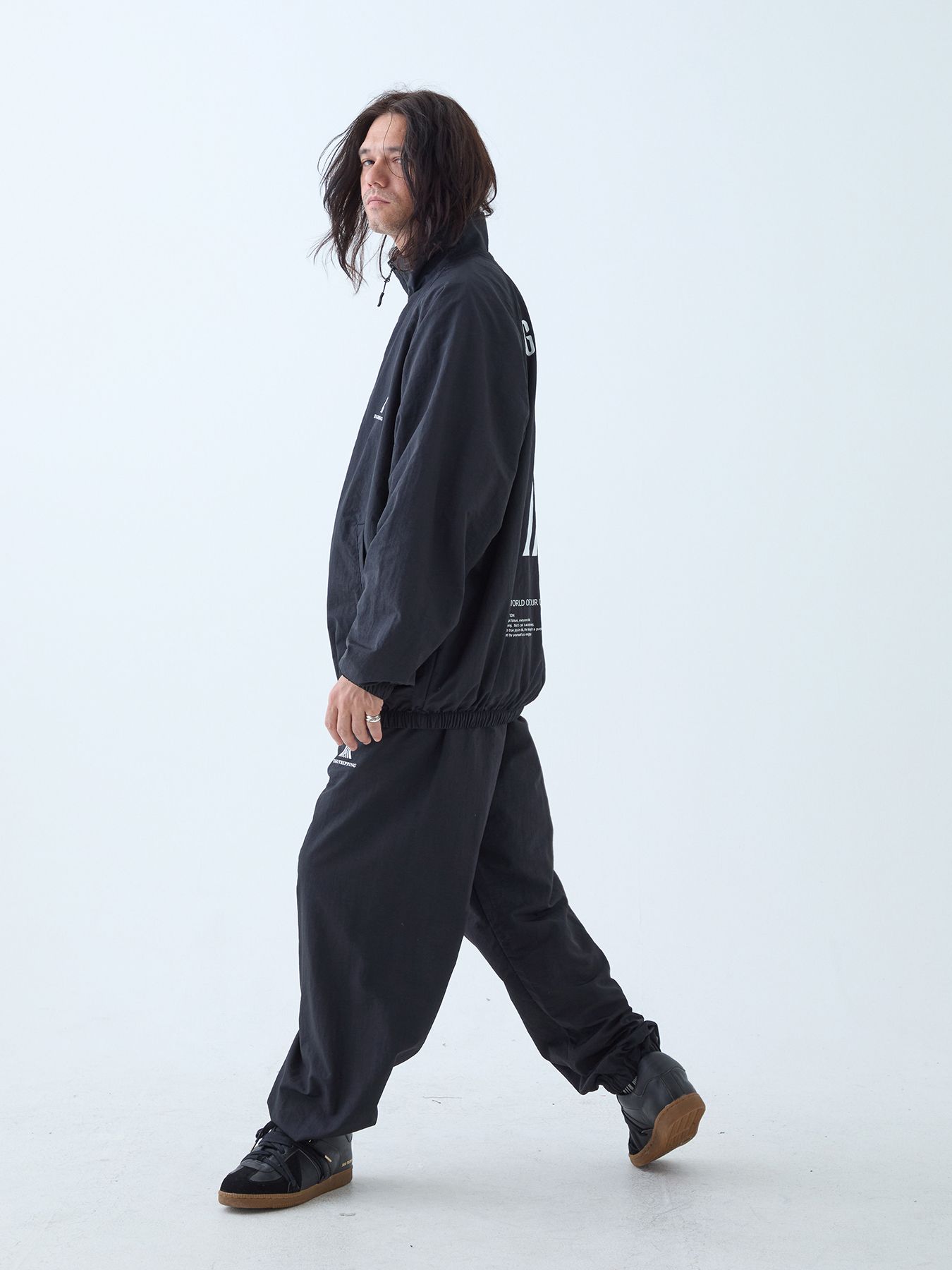 【予約品 7月5日(日) 締切】DAYGLYDE TRACKPANTS / ナイロンパンツ / ブラック