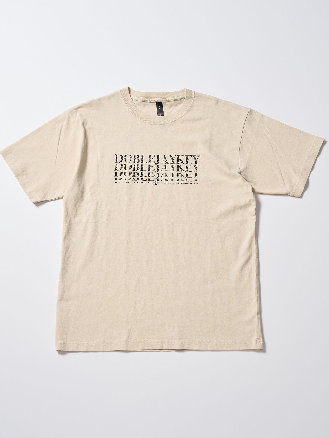 【予約品 1月25日(日) 締切】graphic-T collection：DOBLEJAYKEY T / ダブルジェイケー Tシャツ / ホワイト