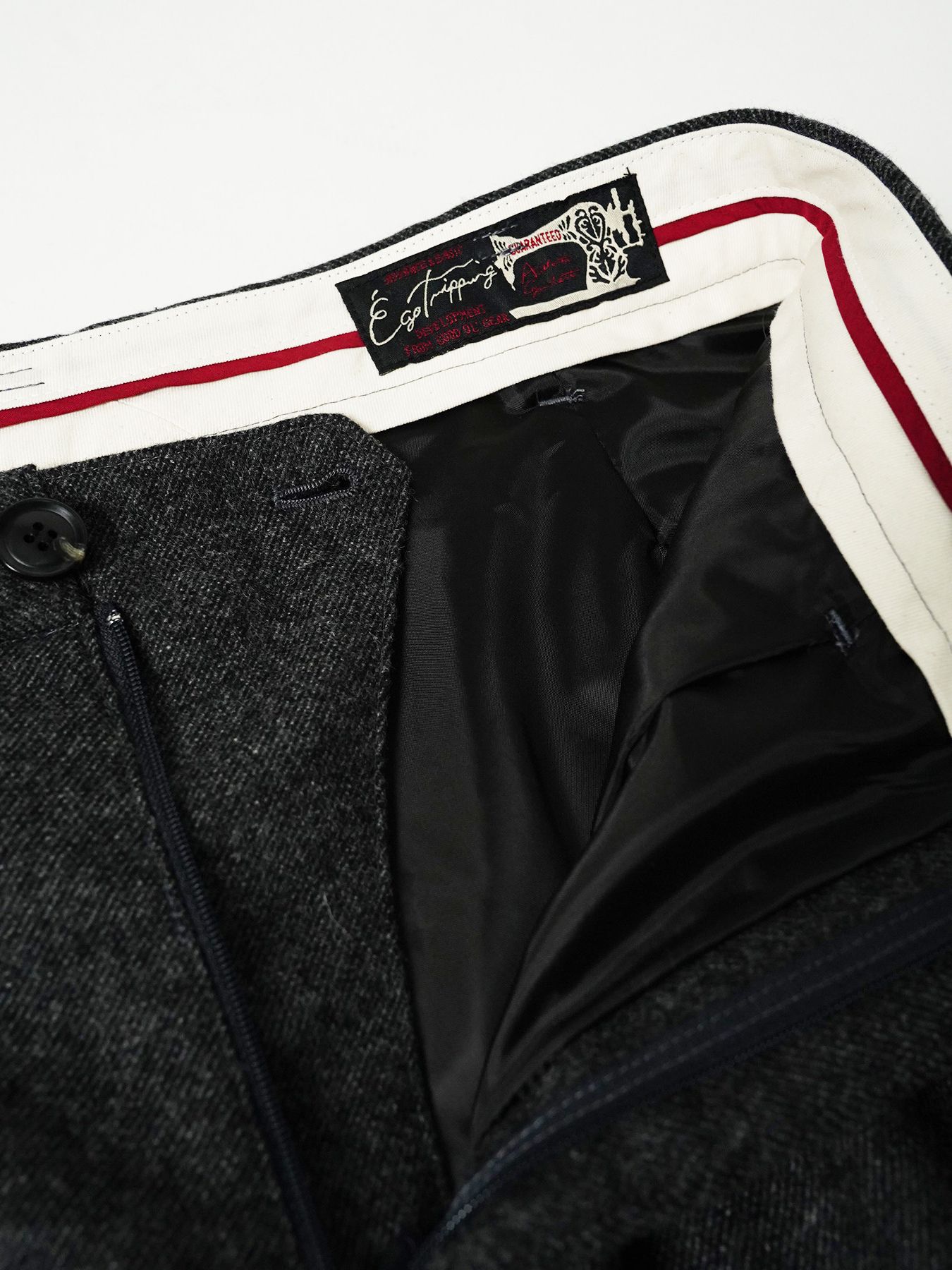 【予約品 7月5日(日) 締切】WOOLBASTE TROUSERS / ウールトラウザーズ / 杢チャコール