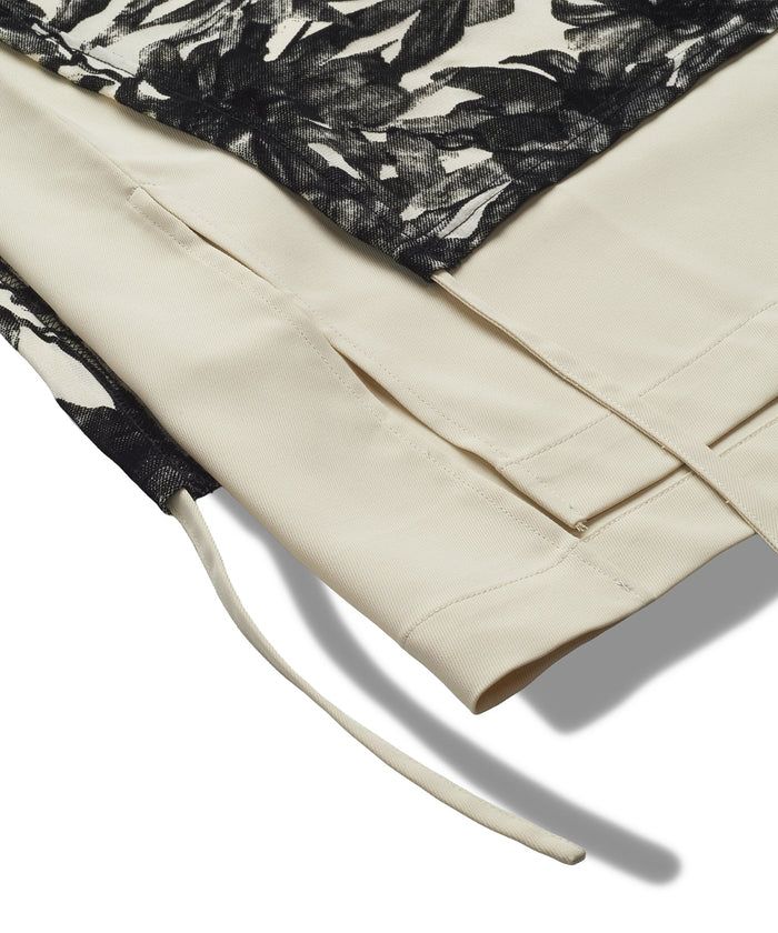 ボリュームネックギャザードレープPO BLACK【NO ID.】