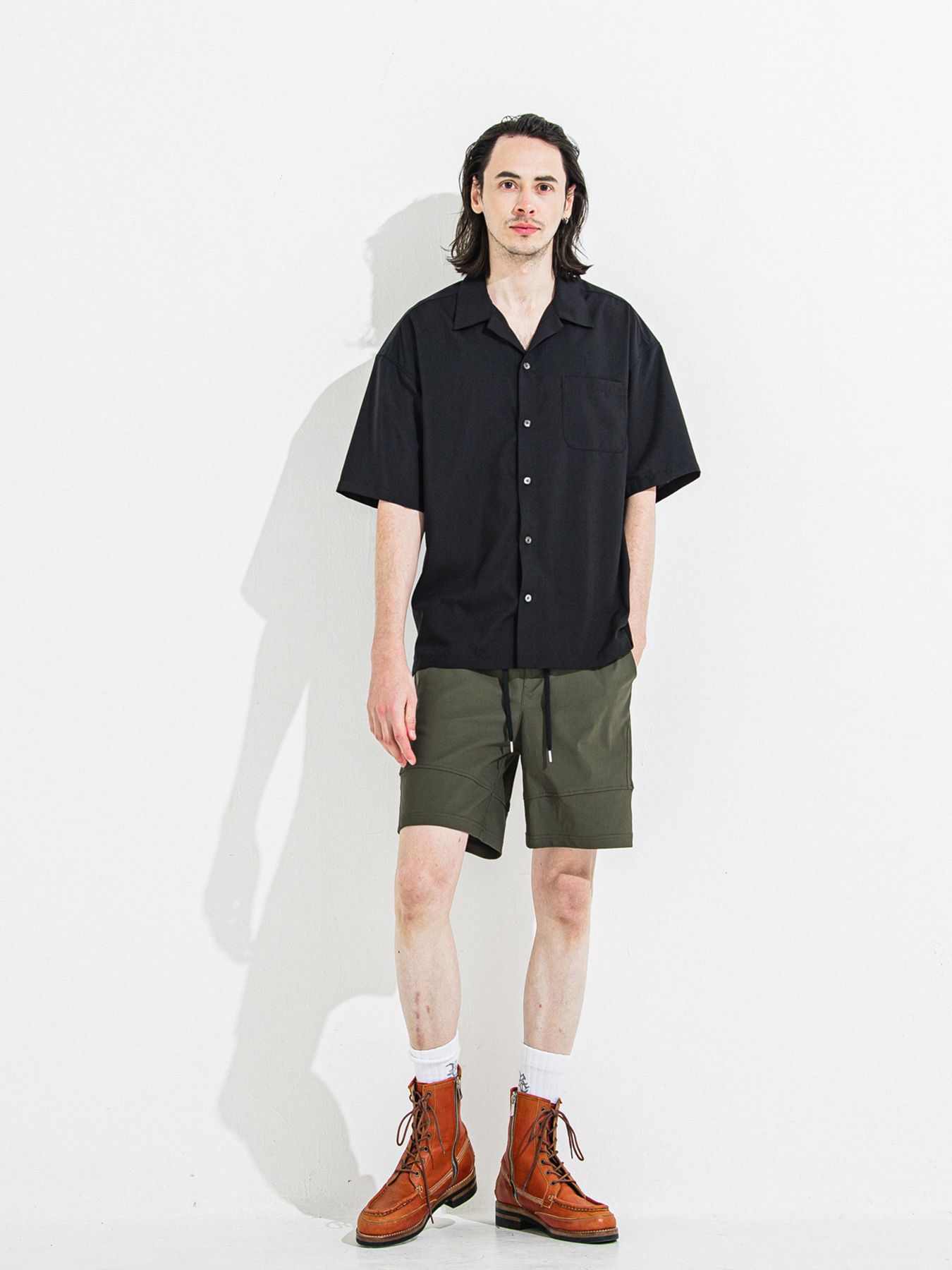 【予約品 】ZACK HALF SHIRT / ザックハーフスリーブシャツ / ブラック