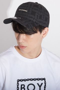 BOY LOGO PATTERNED CAP / ブラック 【BOY LONDON】