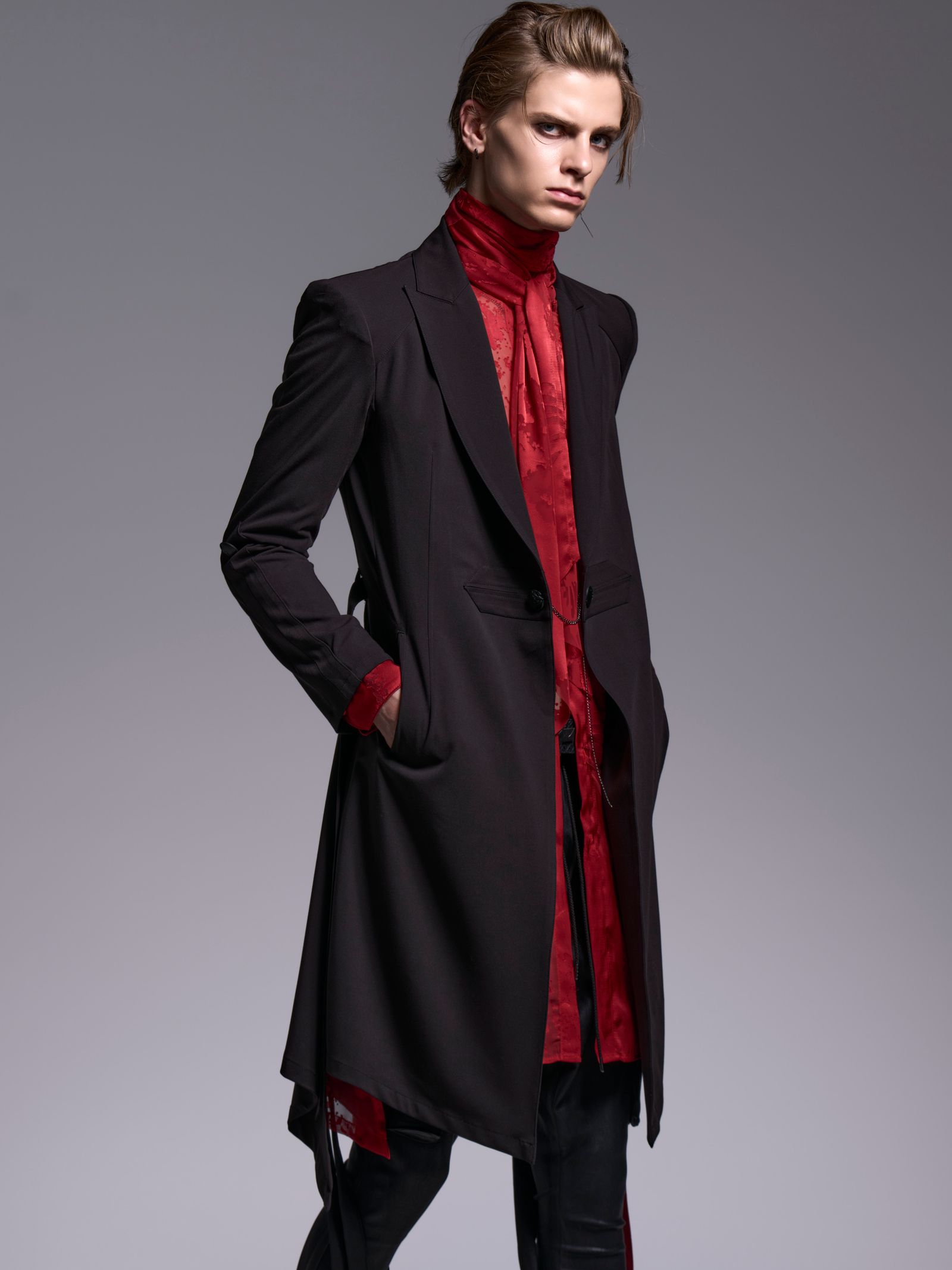 【予約品 1月4日(日) 締切】Stole Flare Shirt / ストールフレアシャツ / レッド