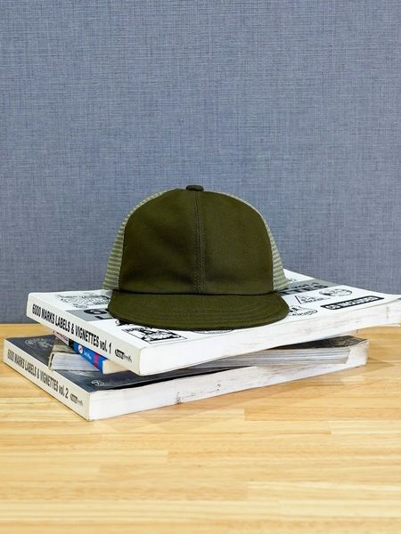 BRIDGE CAP TYPE1 MESHメッシュ カーキ【Mighty Shine】