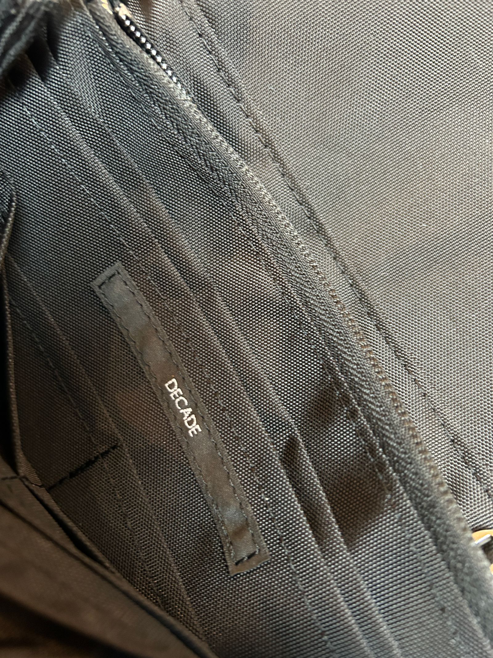 DECADEコラボ CLUTCH WALLETSHOULDER BAG / クラッチ ウォレットショルダーバッグ / ブラック