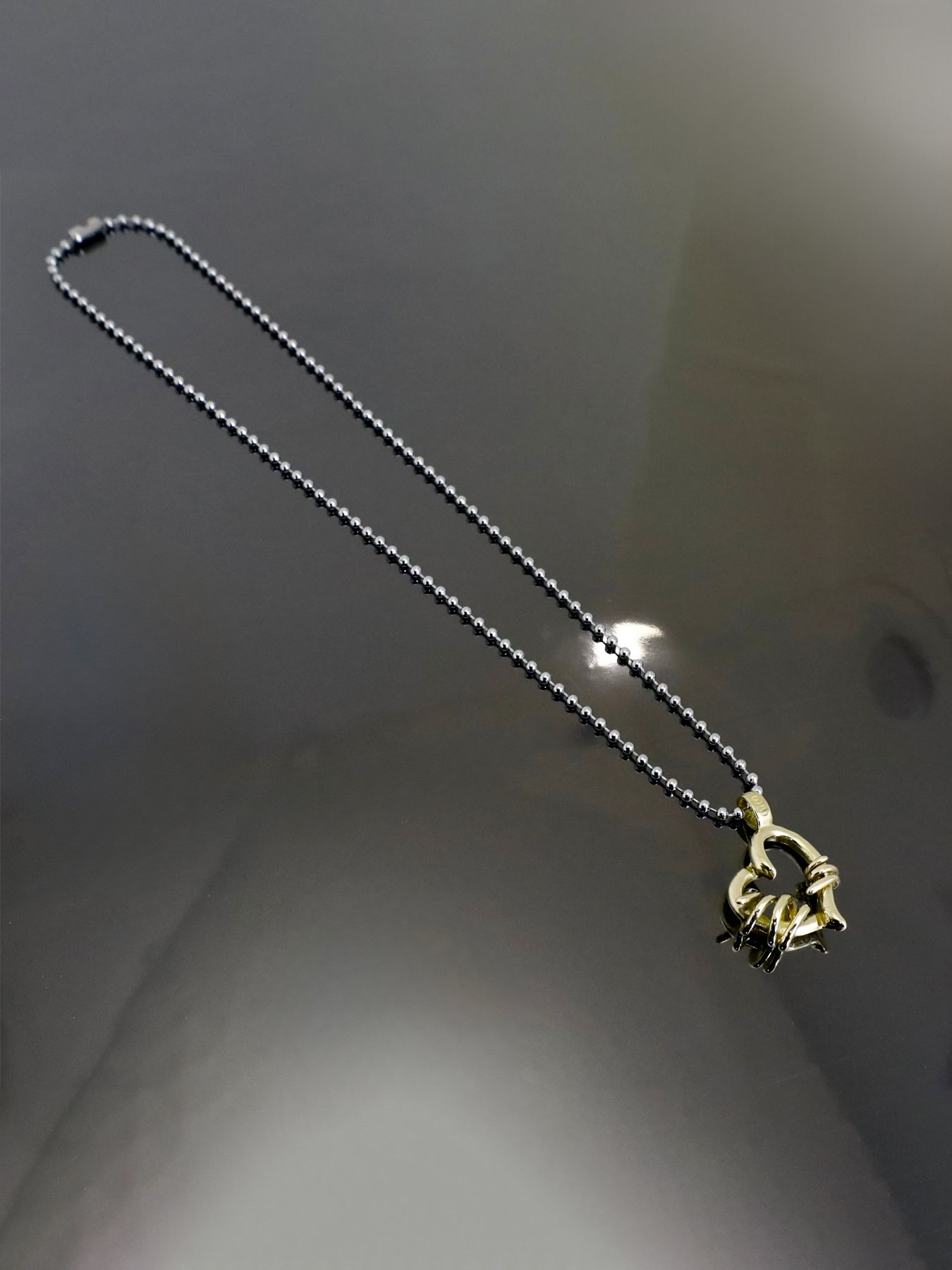 《受注生産》BRASS THORNY HEART PENDANT / ブラスソーニーハートペンダント / 注文から1～3週間後入荷予定